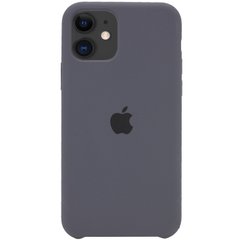 Чехол silicone case for iPhone 11 Dark Grey / темно - серый