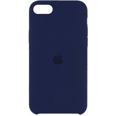 Чохол Silicone Case (AA) Для Apple iPhone SE (2020) (Синій / Deep navy)