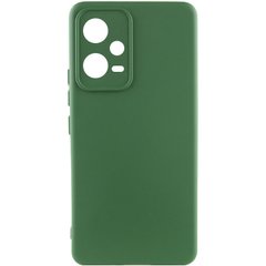 Чохол Silicone Cover Lakshmi Full Camera (A) для Xiaomi Poco X5 Зелений / Dark green