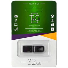 Флеш-драйв USB Flash Drive T&G 117 Metal Series 32GB (Черный)