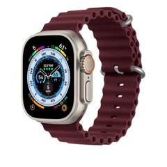 Ремешок для Apple Watch 38/40/41 mm Ocean Band Marsala