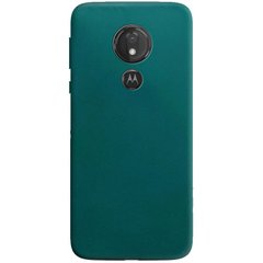 Силиконовый чехол Candy для Motorola Moto G7 Play (Зеленый / Forest green)