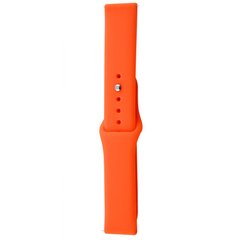 Силиконовый ремешок Sport для Xiaomi Amazfit/Samsung 20 mm (Оранжевый / Orange)