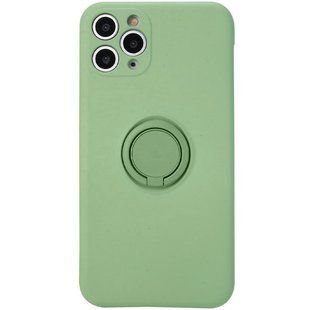 Чохол TPU Candy Ring Full Camera для Apple iPhone 12 Pro (6.1"") М'ятний / Mint