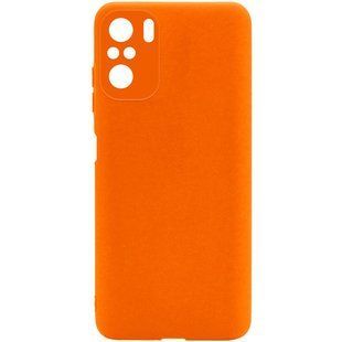 Силиконовый чехол Candy Full Camera для Xiaomi Redmi Note 10 Оранжевый / Orange