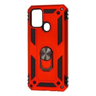Чохол  Serge Ring for Magne для Samsung Galaxy M21 / M30s   червоний/Протиударний, броньований