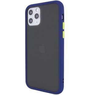 TPU+PC чехол LikGus Maxshield для Apple iPhone 11 Pro (5.8") (Синий)