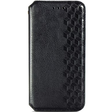 Кожаный чехол книжка GETMAN Cubic (PU) для Samsung Galaxy S23 FE Черный