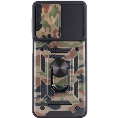 Удароміцний чохол Camshield Serge Ring Camo Samsung Galaxy M33 5G Коричневий / Army Brown