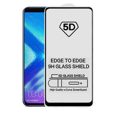 5D стекло для Samsung Galaxy А71 Black Полный клей / Full Glue, Черный