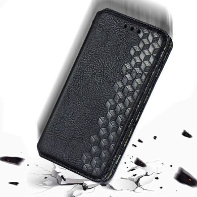 Шкіряний чохол книжка GETMAN Cubic (PU) для Samsung Galaxy S23 FE Чорний