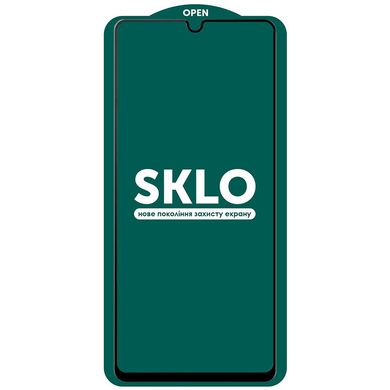 Защитное стекло SKLO 5D (full glue) для Samsung Galaxy A32 4G Черный