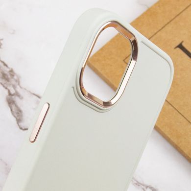 TPU чехол Bonbon Metal Style для Apple iPhone 14 Pro Max (6.7") Белый / White