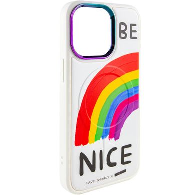 TPU+PC чохол Funny pictures with MagSafe для Apple iPhone 12 Pro / 12 (6.1") Be Nice