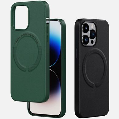 Чохол для iPhone 11 New Leather Case With Magsafe Forest Green