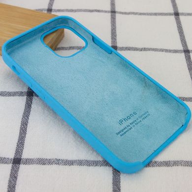 Чохол silicone case for iPhone 12 mini (5.4") (Блакитний / Blue)