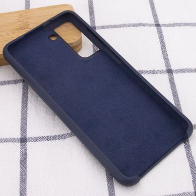 Чехол Silicone Cover (AA) для Samsung Galaxy S21 Plus (Темно-синий / Midnight blue)