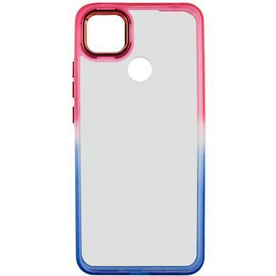 Чехол TPU+PC Fresh sip series для Xiaomi Redmi 9C Синий / Розовый