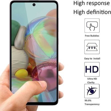 Захисне скло Privacy 5D (full glue) (тех.пак) для Samsung Galaxy A71 / Note 10 Lite / M51