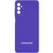Чохол Samsung Galaxy M52 Silicone Full camera закритий низ + захист камери Фіолетовий / Purple