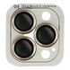 Защитное стекло Metal Classic на камеру (в упак.) для Apple iPhone 14 Pro (6.1"") / 14 Pro Max (6.7"") Золотой / Gold