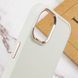 TPU чехол Bonbon Metal Style для Apple iPhone 14 Pro Max (6.7") Белый / White