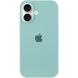 Чохол для Apple iPhone 16 Silicone Case Full / закритий низ Бірюзовий / Beryl