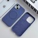Чехол для iPhone 11 New Leather Case With Magsafe Navy Blue