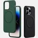Чехол для iPhone 11 New Leather Case With Magsafe Forest Green