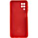 Чехол для Samsung Galaxy M33 5G Silicone Full camera закрытый низ + защита камеры Красный / Red