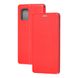 Чехол книжка Premium для Xiaomi Mi 10 Lite красный