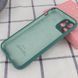 Чохол для Apple iPhone 11 Pro Silicone Full camera / закритий низ + захист камери (Зелений / Pine green)