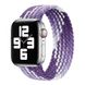 Ремешок Braided Solo Loop для Apple Watch 38/40/41 mm Rainbow Purple-White