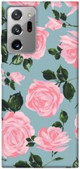 Чохол для Samsung Galaxy Note 20 Ultra PandaPrint Рожевий принт квіти