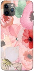 Чехол для Apple iPhone 11 Pro Max (6.5"") PandaPrint Акварельные цветы 3 цветы