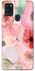 Чехол для Samsung Galaxy A21s PandaPrint Акварельные цветы 3 цветы