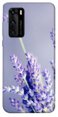 Чехол для Huawei P40 PandaPrint Лаванда цветы