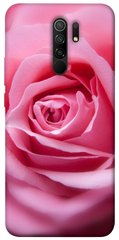 Чехол для Xiaomi Redmi 9 PandaPrint Розовый бутон цветы