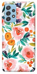 Чехол для Samsung Galaxy A52 4G / A52 5G PandaPrint Акварельные цветы 2 цветы