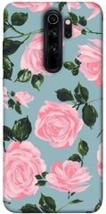 Чехол для Xiaomi Redmi Note 8 Pro PandaPrint Розовый принт цветы