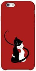 Чехол для Apple iPhone 6/6s (4.7"") PandaPrint Влюбленные коты любовь