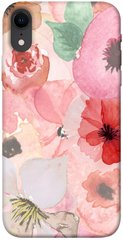 Чехол для Apple iPhone XR (6.1"") PandaPrint Акварельные цветы 3 цветы