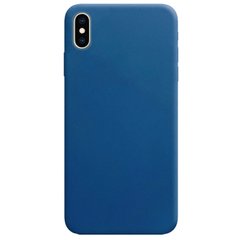 Силіконовий чохол Candy для Apple iPhone X / XS (5.8 "") Синій