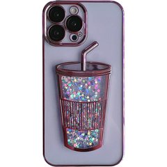 Чехол для iPhone 13 Pro Max Shining Fruit Cocktail Case + стекло на камеру Pink