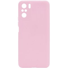 Силиконовый чехол Candy Full Camera для Xiaomi Redmi Note 10 Розовый / Pink Sand