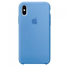 Чехол silicone case for iPhone X/XS Light Blue / Голубой