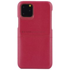 Кожаная накладка G-Case Cardcool Series для Apple iPhone 11 Pro Max (6.5") (Красный)