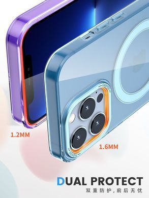Чохол для iPhone 11 Matt Clear Case with Magsafe Yellow