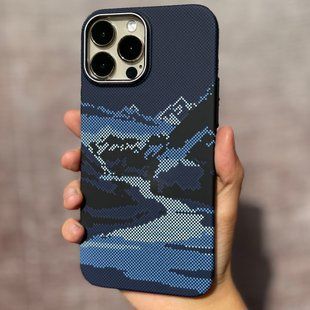 Карбоновый чехол для Apple iPhone 14 Pro LUXO Carbon Case with Magsafe #8