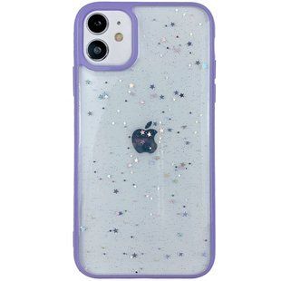 TPU+PC чехол Shiny Stars для Apple iPhone 12 mini (5.4") (Сиреневый)